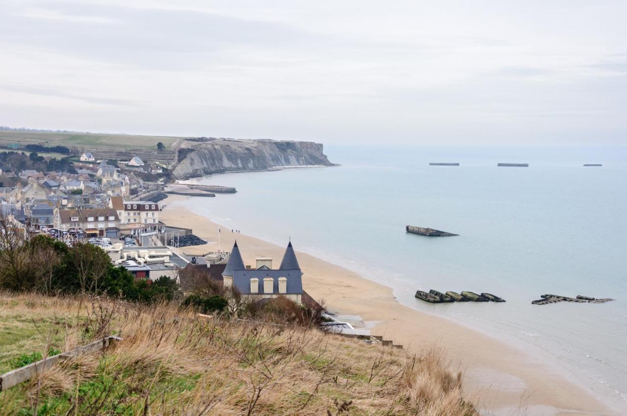 Appartement En Front De Mer Avec Terrasse Et Vue Mer Arromanches-les-Bains Exterior photo